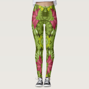 Aztec Lila Pashion Leggings