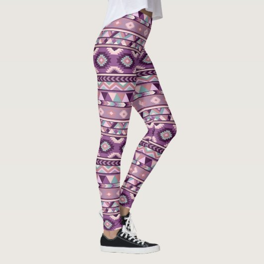 Aztec Lila Women's Leggings (Rechts)