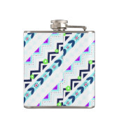 Aztec-Mädchen Flachmann (Rückseite)