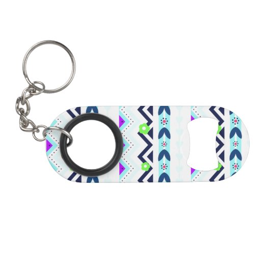 Aztec-Mädchen Mini Flaschenöffner (Vorderseite (Horizontal))