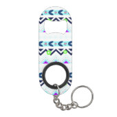 Aztec-Mädchen Mini Flaschenöffner (Rückseite)