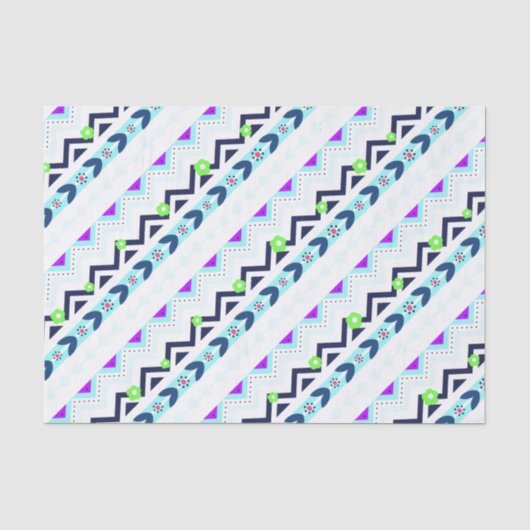 Aztec-Mädchen Seidenpapier (Vorderseite)