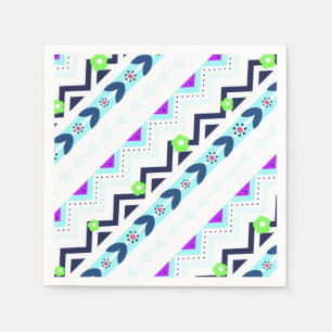 Aztec-Mädchen Serviette