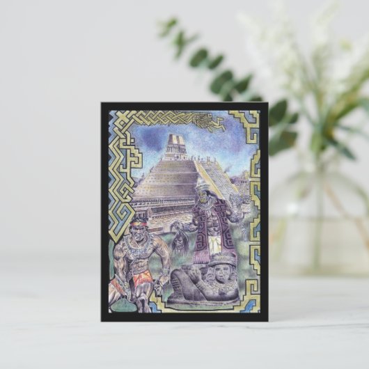 Aztec Magic Postkarte (Stehend Vorderseite)