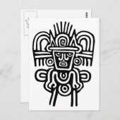 Aztec Man Postkarte (Vorne/Hinten)
