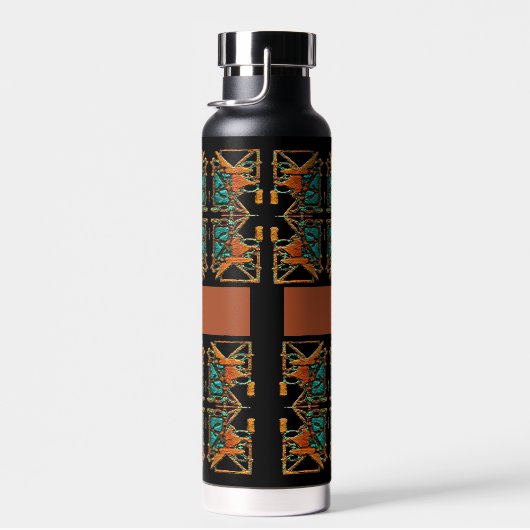 Aztec Mandala Personalisiert Trinkflasche (Rechts)