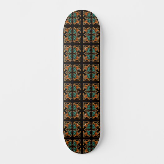 Aztec Mandala Skateboard (Vorderseite)