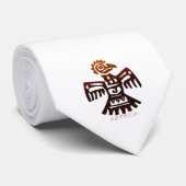 Aztec Mayan Ancient Amaranth Bird of Mexico Krawat Krawatte (Gerollt)