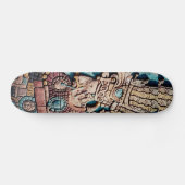 Aztec Mayan priest Skate board design Skateboard (Horizontal)