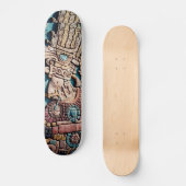 Aztec Mayan priest Skate board design Skateboard (Vorderseite)