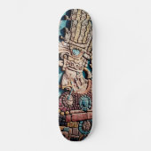 Aztec Mayan priest Skate board design Skateboard (Vorderseite)