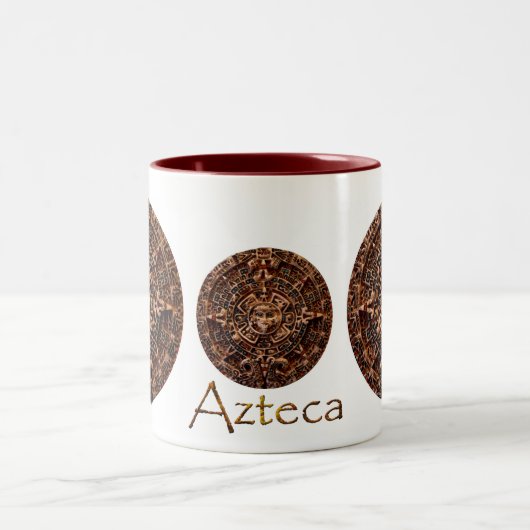 AZTEC MAYAN SUN CALENDAR Geschenk Tasse (Mittel)