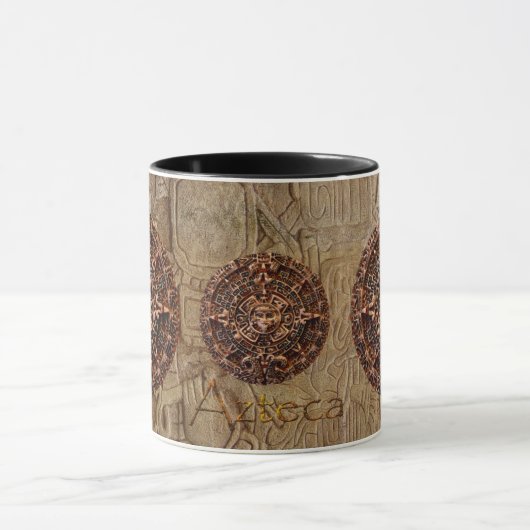 AZTEC MAYAN SUN CALENDAR Geschenk Tasse (Zentrum)