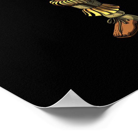 Aztec Mayan Warrior Poster (Ecke)