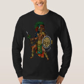 Aztec Mayan Warrior T-Shirt (Vorderseite)