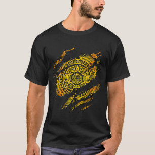 Aztec Mayas Aztec Kalender Mexiko Geschichte 5 T-Shirt