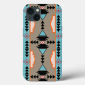 Aztec Mexican Geometric Pattern Case-Mate iPhone Hülle (Rückseite)