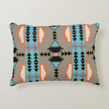 Aztec Mexican Geometric Pattern