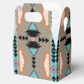 Aztec Mexican Geometric Pattern Geschenkschachtel (Geöffnet)