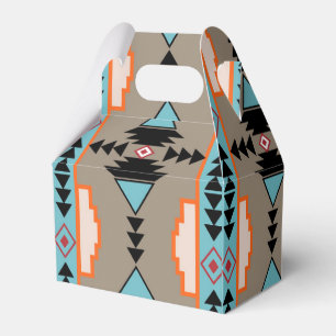Aztec Mexican Geometric Pattern Geschenkschachtel