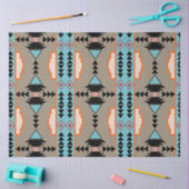 Aztec Mexican Geometric Pattern Seidenpapier (Basteln)