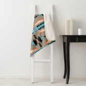 Aztec Mexican Geometric Pattern Sherpadecke (Beispiel)