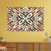 AZTEC Mexico 3 Panel Zuhause Office Leinwand Wall (Insitu (Wohnzimmer))