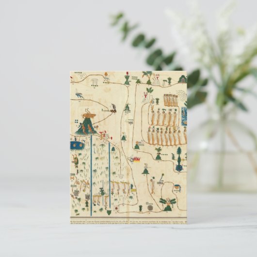 Aztec Mexico Valley 2 Postkarte (Stehend Vorderseite)