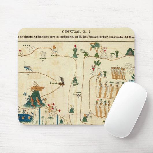 Aztec Mexiko-Tal 2 Mousepad (Mit Mouse)