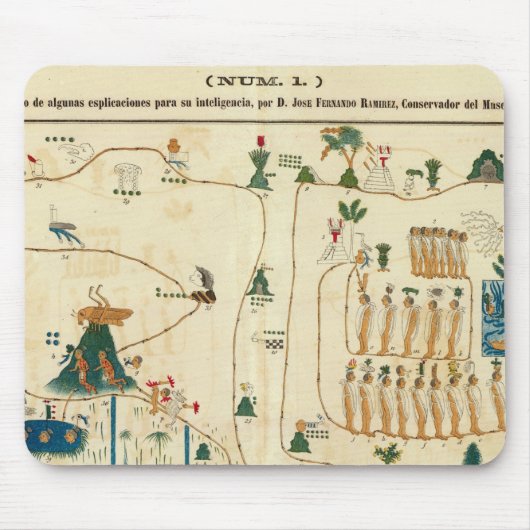 Aztec Mexiko-Tal 2 Mousepad (Vorne)
