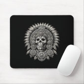 Aztec Mictlantecuhtli Mexican Pride Boxing Mousepad (Mit Mouse)