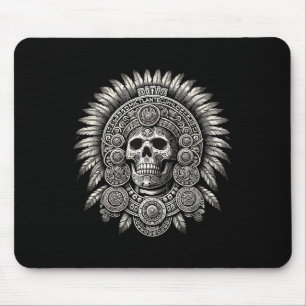 Aztec Mictlantecuhtli Mexican Pride Boxing Mousepad