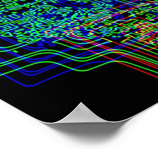 Aztec Mikrochip Poster (Ecke)