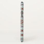 Aztec Mixed Motif Muster Rusts Cream Blue Case-Mate iPhone Hülle (Hinten/Rechts)