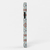 Aztec Mixed Motif Muster Rusts Cream Blue Case-Mate iPhone Hülle (Hinten/Rechts)