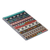 Aztec-Motiv, nahtloses Musterdesign Notizblock (Rechte Seite)