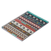 Aztec-Motiv, nahtloses Musterdesign Notizblock (Linke Seite)