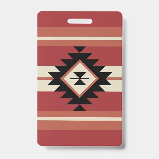 Aztec-Muster Ausweis (Vorderseite)