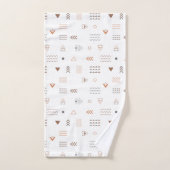 aztec Muster Badhandtuch Set (Handtuch)
