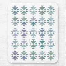 Aztec-Muster für das blaugrüne geometrische Dreiec