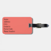 Aztec-Muster Gepäckanhänger (Rückseite horizontal)