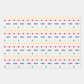 Aztec-Muster Geschenkpapier Set (Vorderseite 2)