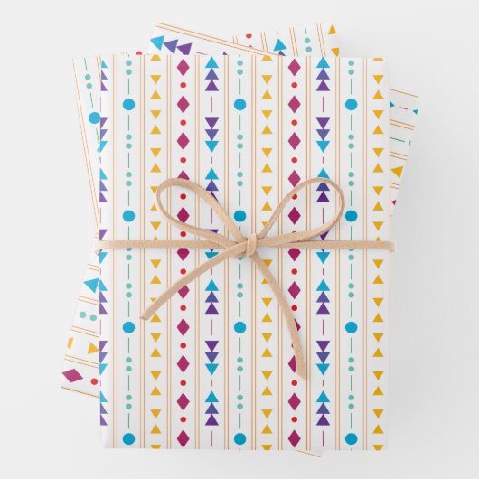 Aztec-Muster Geschenkpapier Set (Beispiel)