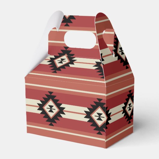 Aztec-Muster Geschenkschachtel (Rückseite)