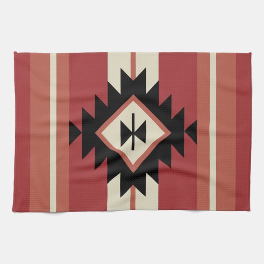 Aztec-Muster Geschirrtuch (Horizontal)