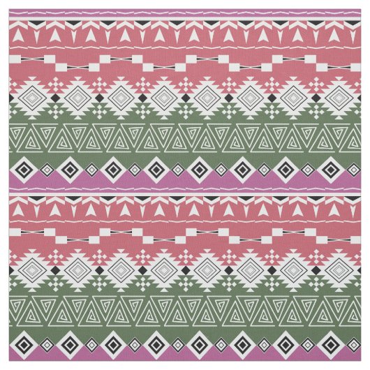 Aztec-Muster, gestreift. Stoff (Muster)