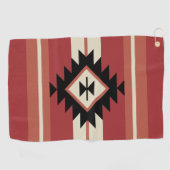Aztec-Muster Golfhandtuch (Horizontal)
