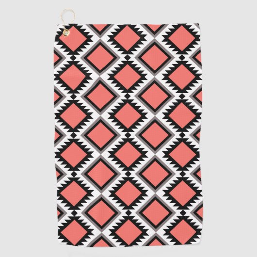 Aztec-Muster Golfhandtuch (Vorderseite)