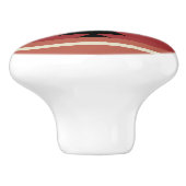 Aztec-Muster Keramikknauf (Seitenansicht)