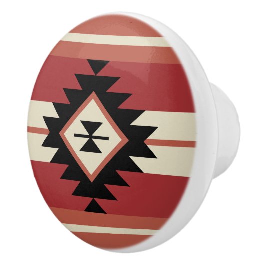 Aztec-Muster Keramikknauf (Rechts)